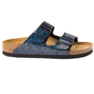 Birkenstock Arizona Black Blue Hologram